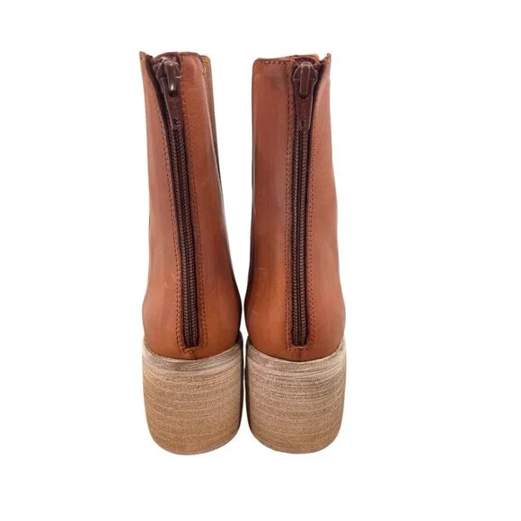 FREE PEOPLE Women's Whiskey Brown Essential Chelsea Boot NIB Size 36 - Picture 4 of 9